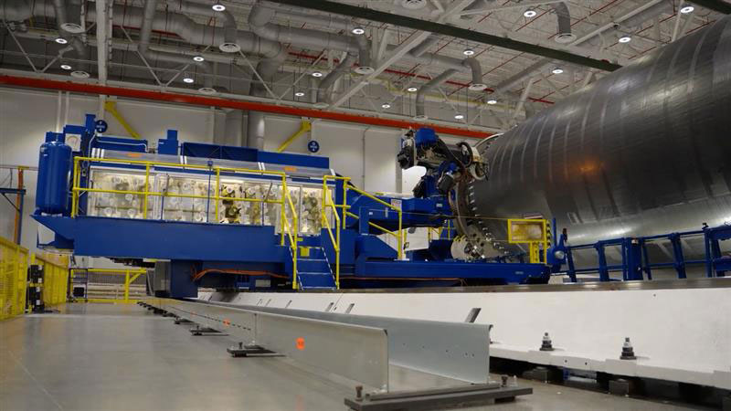 787 Composite Fabrication Aftbody