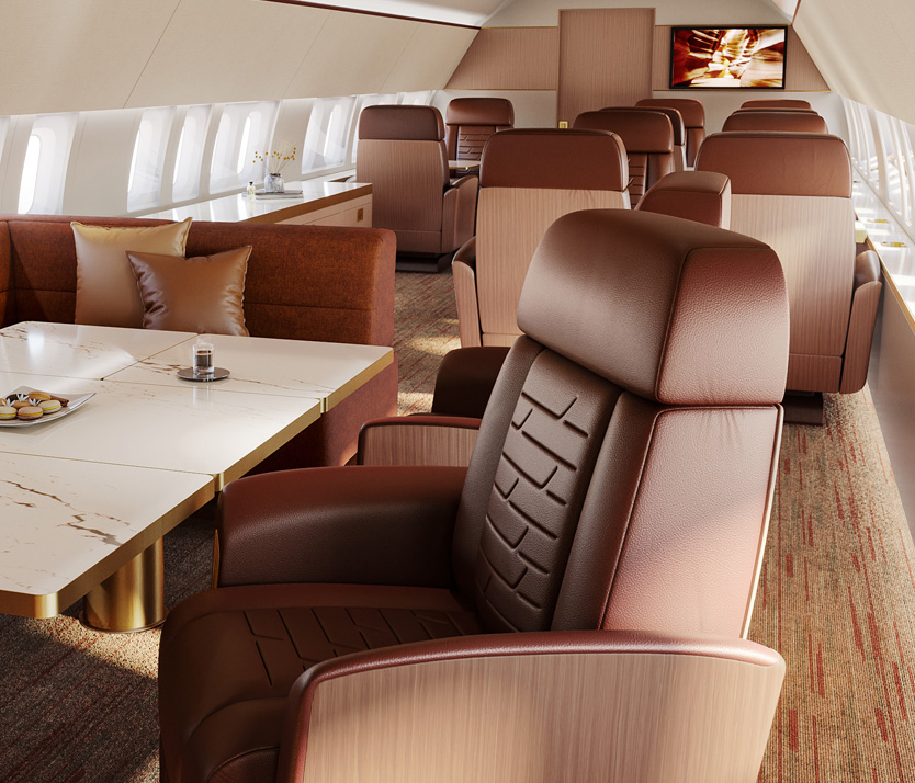Boeing Business Jet Interior