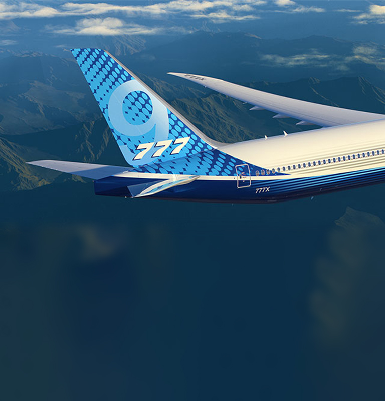 777-9 in flight