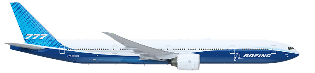 777-300ER sideview